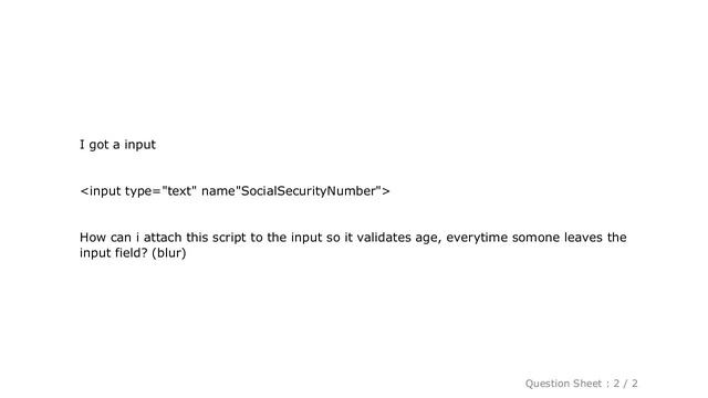 HTML : validating input age with moment.js смотреть онлайн