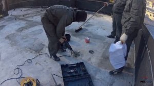 Ремонт кровли методом бесшовного напыления полимочевиной. Что такое полимочевина?