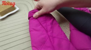 Быстро отчищаю воротник и рукава пуховика (куртки) без химии и разводов