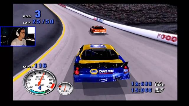 Losing The Race On Pit Road... | Let's Play NASCAR 2001 [PS2] | Race 14 | Bristol смотреть онлайн
