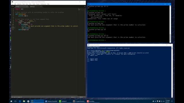 Catching user errors Python смотреть онлайн