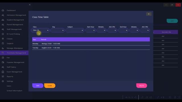 School Management System C# and SQL Server смотреть онлайн