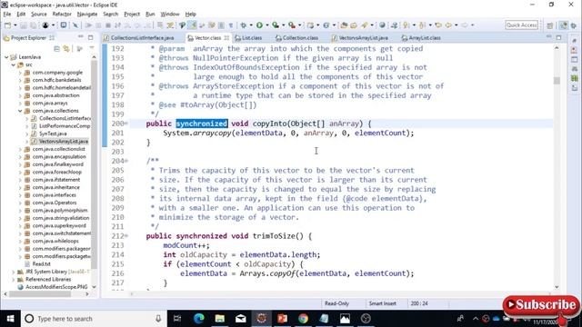 4. Vector vs Array list in Java смотреть онлайн