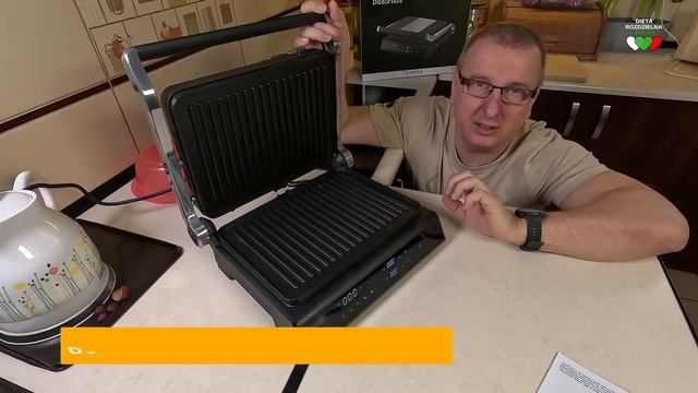 Kontaktowy grill elektryczny z regulacją temperatury -Transa Electronics DualPlate -Opiekacz kanape смотреть онлайн