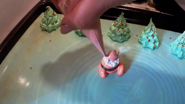 Новогоднее безе. New Year's Meringue