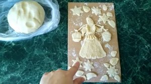 Картина из соленого теста своими руками поделка для детского сада подсолнухи листочки рамка