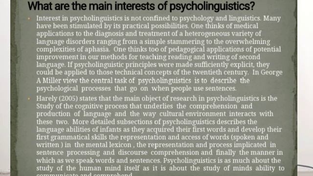 What is Psycholinguistics? | scope of Psycholinguistics | Main interest of Psycholinguistics смотреть онлайн