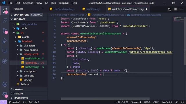 Infinite Scroll con Custom #Hooks en #ReactJS смотреть онлайн