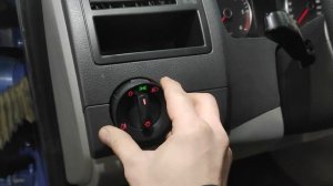 Как снять переключатель света на VW T5