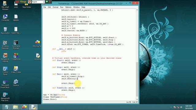 Python(wxPython) : Moving text смотреть онлайн
