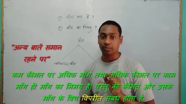 माँग क्या है? माँग के नियम को परिभाषित करें| व्यक्तिगत माँग क्या है? बाजार माँग क्या है? economics1