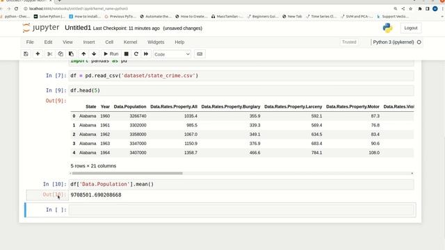 How can we calculate mean, trimmed mean, weighted mean and median using Python frameworks смотреть онлайн