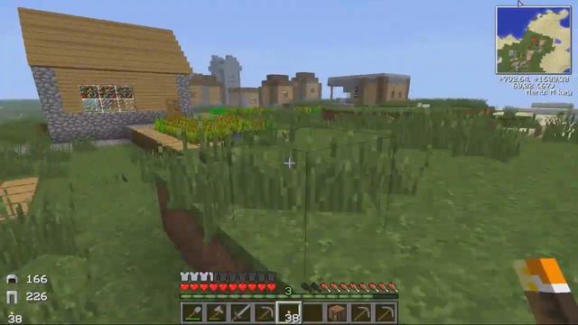Выживание в Minecraft 1.5.2 #3 (деревня на острове) смотреть онлайн