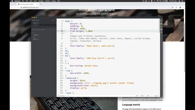 2 Font Size and Line Height | Web Typography Guide смотреть онлайн