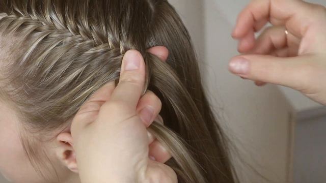 Две косички колосок / #Прическа для школы / #прически на длинные волосы смотреть онлайн