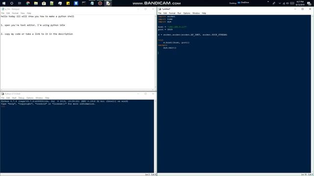how to make a reverse shell with python смотреть онлайн