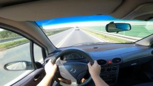 Mercedes A170 1.7CDI diesel 90KM W168 (2000) pov drive | 4K #63