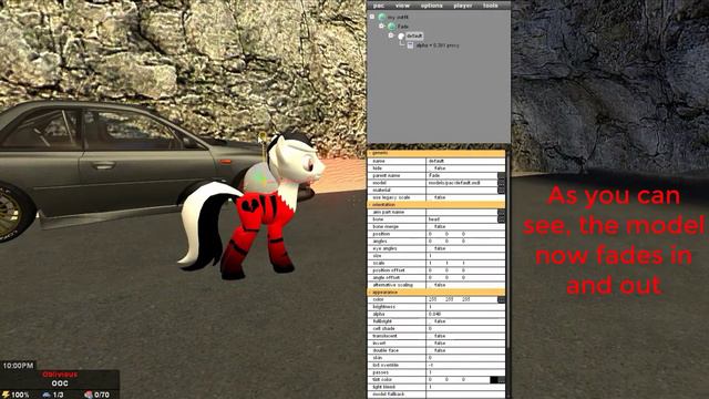 [Pony] Pac3 Tutorial #44 - Fading Models/Proxy [HD] смотреть онлайн
