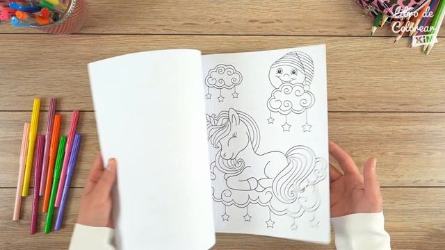 Unicornio Libro De Colorear: Aventuras Mágicas De Unicornios | Dibujos De Unicornios Para Niños