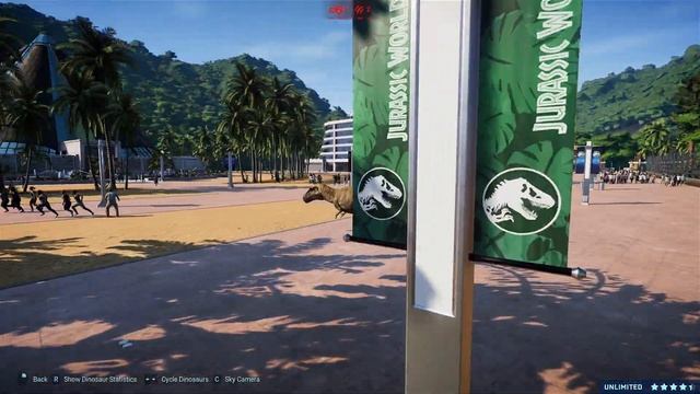 2 Teratophoneus & 2 Daspletosaurus Breakout & Fight - Jurassic World Evolution Mods (4K 60FPS) смотреть онлайн