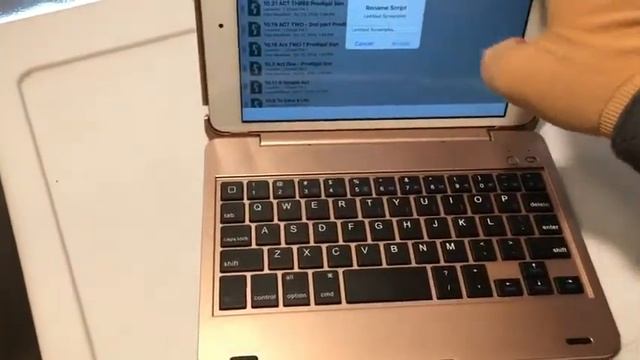 Wireless Keyboard for iPad Mini Keyboard Case смотреть онлайн