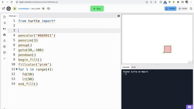สรุป python turtle ในคลิปเดียว смотреть онлайн