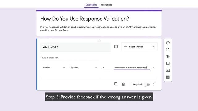 What is Response Validation in Google Forms? (2021 Google Workspace Update) смотреть онлайн