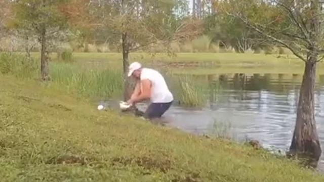 СПАС СОБАКУ ОТ АЛЛИГАТОРА смотреть онлайн