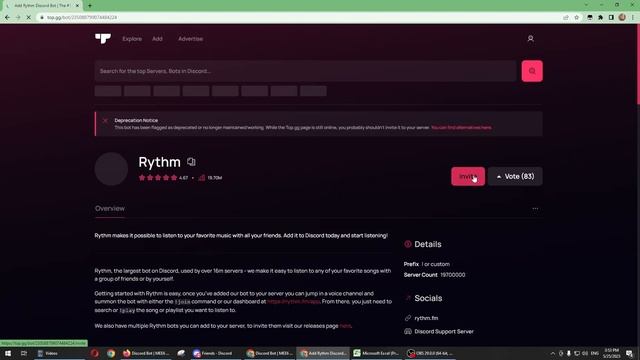 How to Add Rythm Bot to Discord смотреть онлайн