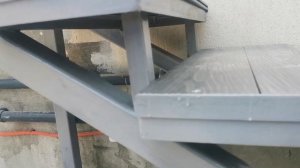 лестница для бассейна, ступеньки из террасной доски