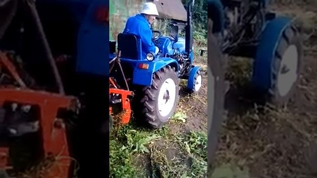 копка картошки мотоблочной картофелекопалкой переделанной на мини трактор смотреть онлайн
