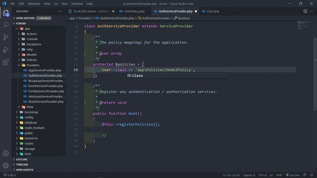 Create a forum with Laravel 8 | User Policy and Admin Middleware | Part 3 смотреть онлайн