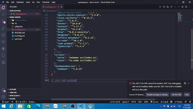 demo một cái server express typescript graphql đơn giản смотреть онлайн