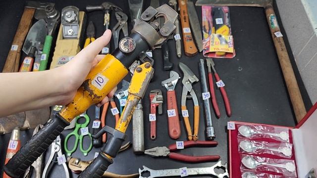 Clip 61 - 0359865564.Đồ Nghề Nhật Bãi,cưa,mỏ lết,kéo,kìm cos thủy lực,bào,kìm,búa, hàng bãi (8/9) смотреть онлайн