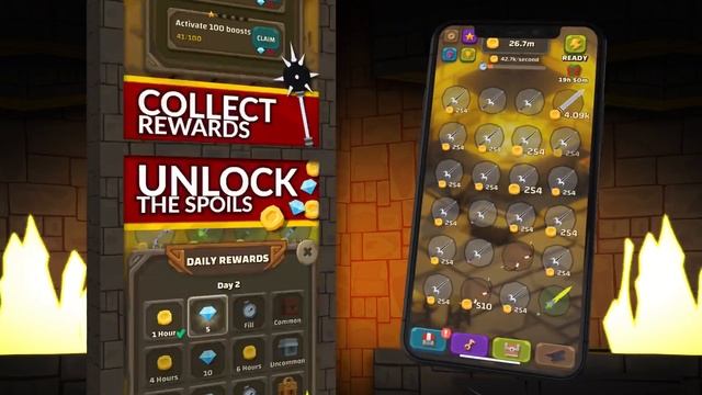 Blacksmith - Merge Idle RPG Gameplay Trailer смотреть онлайн