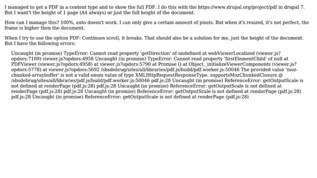 Drupal: PDF Module, PDF full pageheight or full scroll (2 Solutions!!) смотреть онлайн