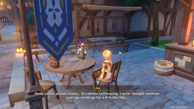 Pick A Dish That Lisa Will Like Genshin Impact (Northern Smoked Chicken)