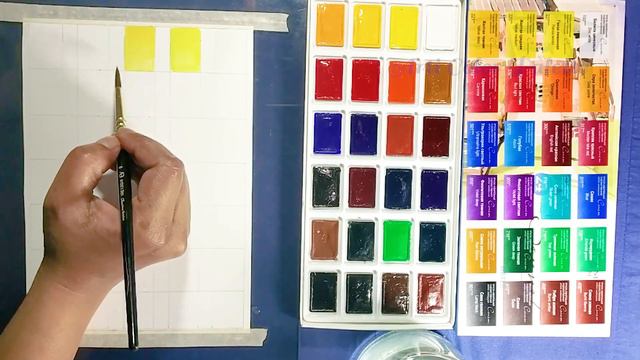 Unboxing and Review of Nevskaya Palitra St. Petersburg Sonnet Watercolours 24 set in cardboard box смотреть онлайн