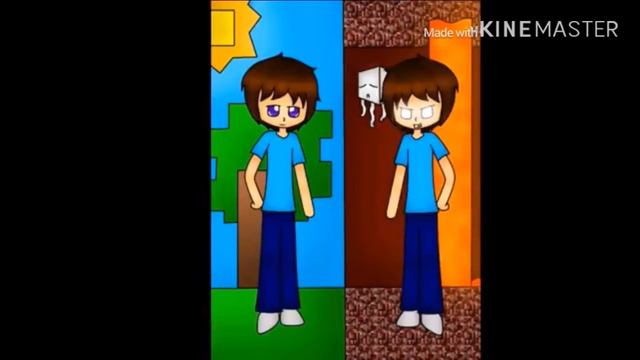 ||Стив и Херобрин// клип слеза смотреть онлайн