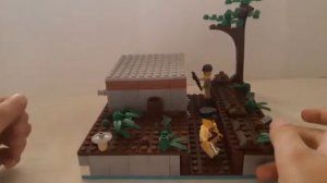 Окопы|Лего-самоделка на тему Вторая мировая