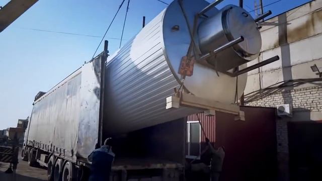 ЦКТ 18000 общий объем 22000л Загрузка 2 емкостей смотреть онлайн