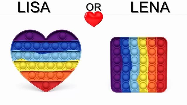 LISA OR LENA GAME ? Pop it | Squid Game | What do You Like? | Lisa and Lena #142 смотреть онлайн