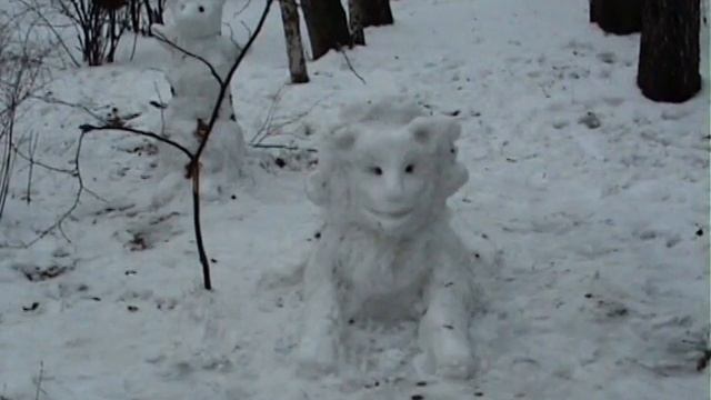 Мытищи. Олимпийский пр-т. 25 ноября 2007 г. Снеговики. смотреть онлайн