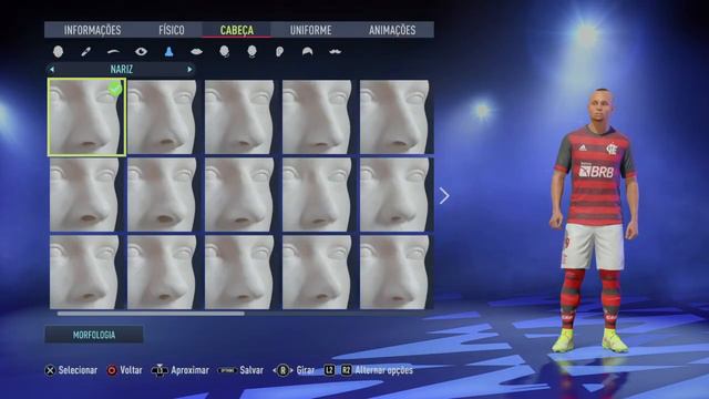 Tutorial face + stats Everton Cebolinha(Flamengo) FIFA 22 смотреть онлайн