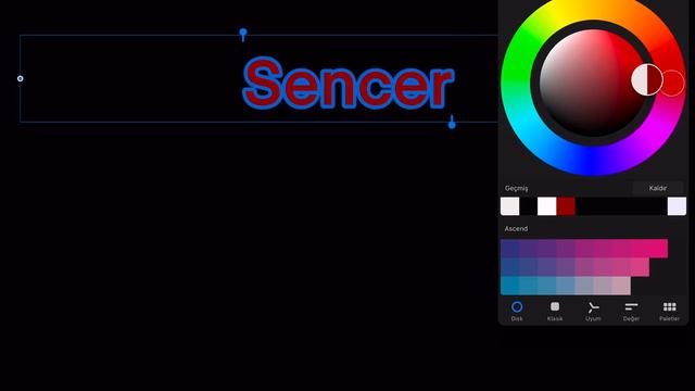 How to add Stroke to a text in Procreate смотреть онлайн