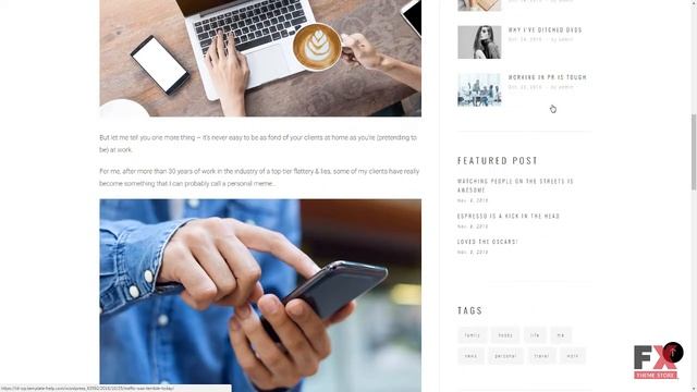 Identiz - Personal Blog WordPress Theme TMT | Free Template Bevis Jo смотреть онлайн