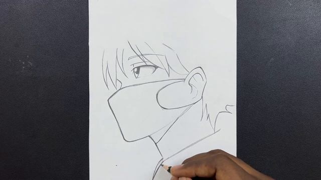 How to draw anime boy wearing face mask n AirPods смотреть онлайн