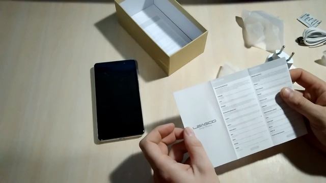 Leagoo M5 и часы NORTH с AliExpress распаковка. смотреть онлайн