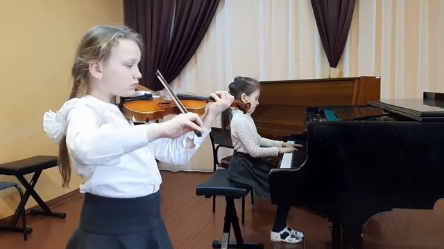 Малиновская Е.-Гайдидей В. Моцарт Аллегретто ДШИ Арт-идея г. Вологды смотреть онлайн