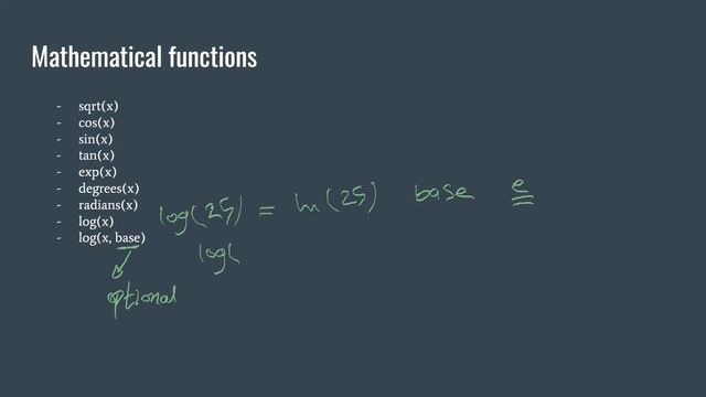 Introduction to Programming Using Python: 05: Mathematical Expressions смотреть онлайн